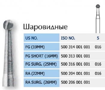 Боры твердосплавные для турб наконечника Prima Dental  FG №5 (10шт) Боры твердосплавные для турб наконечника Prima Dental  FG №5 (10шт)
