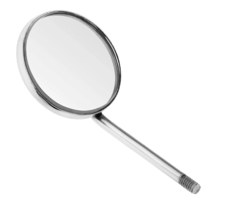 23-4 Зеркало стоматологическое увеличит. №5, 24 мм (1шт) HLW