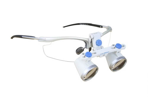 Лупа налобная Amtech GL6 2,5*420 Sport голубая