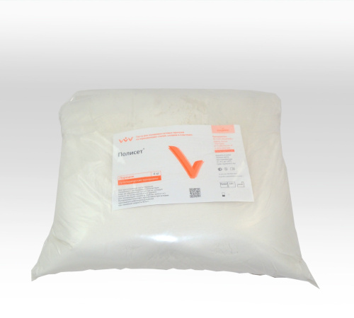 Порошок "Полисет" 4 кг для полирования протезов из пластмассы 2кг (Полимер-стоматология)