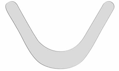 1.1940 Матрицы мет. U-образные, 50 мкм, 12шт. дек.