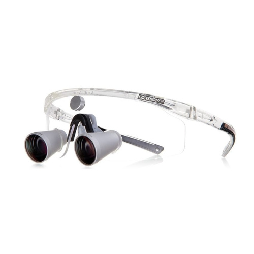 Лупа налобная TC-View 2.5*420 PD32 белая I.C.Lercher K4746