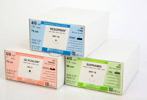 Гликолон Фиол М1(5/0) 70см  HR17, 24шт (РВ40201) серт Колющая игла.