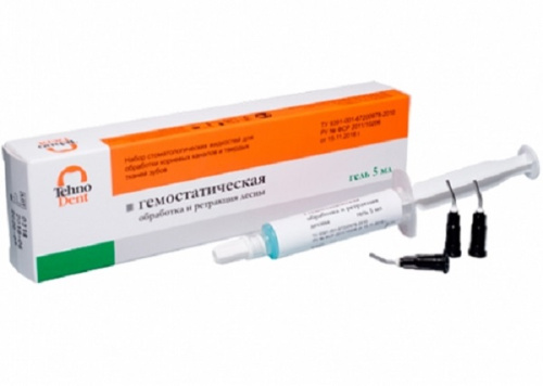 Гель гемостатический для ретракции десны 5мл(Tehno Dent) Белгород
