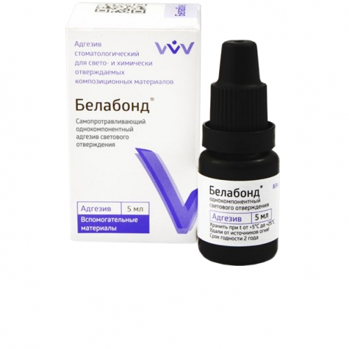 Белабонд адгезив св/отв однокомпонентный САМОПРОТРАВЛИВАЮЩИЙ 5мл Владмива серт.