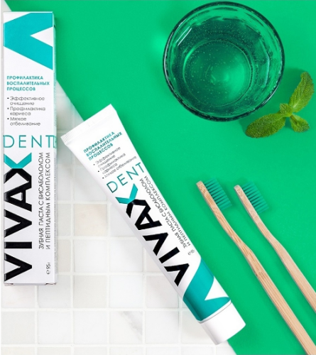 Вивакс з/паста профилактич.(с бисабололом) 95мл зеленая Вивакс з/паста профилактич.(с бисабололом) 95мл зеленая