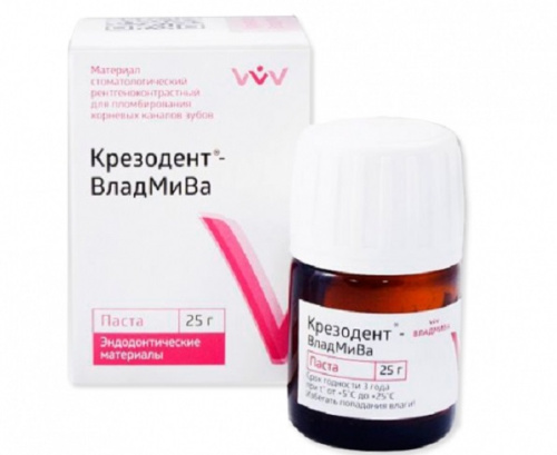 Крезодент-паста для пломир.каналов 25 гр.Владмива