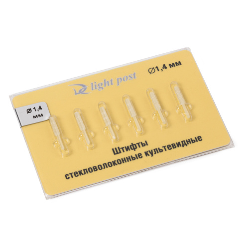 Штифты стекловолоконные ШСТВК-Э-С 1.4 (с головкой) (6 шт) Россия