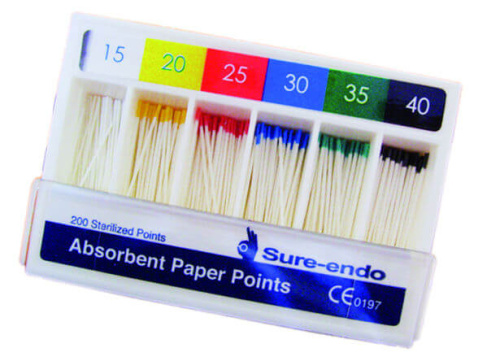 Абсорберы  (04конус) №15-40 (240шт.) Sure-Endo дек.