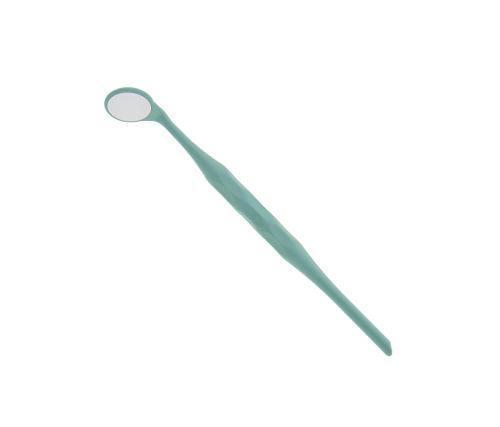 Зеркало стоматологическое РОДИЕВОЕ УЛЬТРАЯРКОЕ Relax №4 22мм. 7304 (мятный