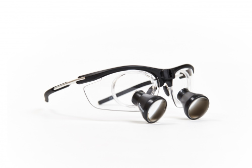 Лупа налобная Amtech TTL1 3,5*350 PD56 Sport красная