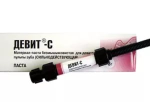 Девит С 3 гр  сильнодействующая паста для девитализации без мышьяка (3-5 дней) Владмива Девит С 3 гр  сильнодействующая паста для девитализации без мышьяка (3-5 дней) Владмива