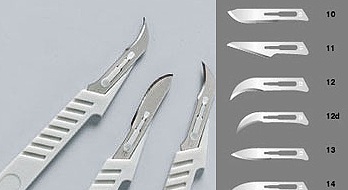 Скальпель стоматологический №11 Медитех (1уп-10шт)