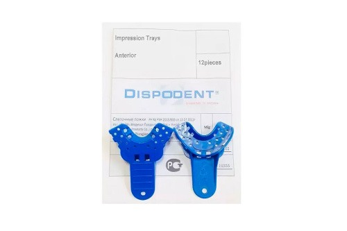 Ложка слепочная Дисподент 1107-1 большая, верх Impression Trays (1уп-12шт) Ложка слепочная Дисподент 1107-1 большая, верх Impression Trays (1уп-12шт)
