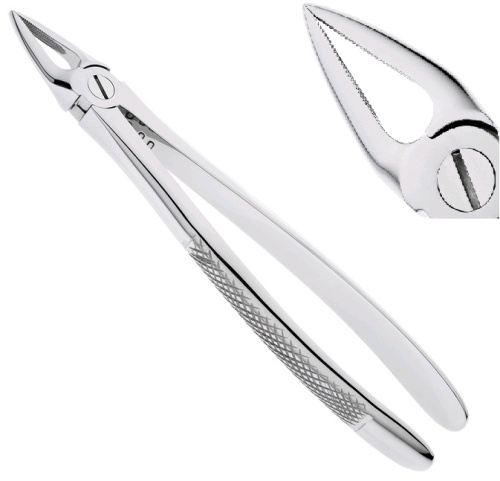 Щипцы для удаления зубов верхние, корневые, прямые