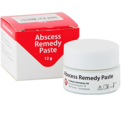 Абсцесс Ремеди Abscess Remedy Paste Материал  для времен. пломбир. корневых каналов 12г 11220