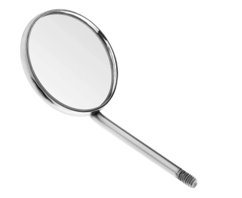 23-2 Зеркало стоматологическое №5 обычное, 24мм (1шт) HLW