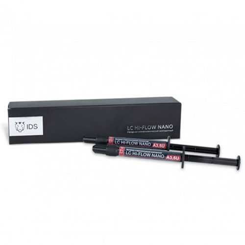 NANO LC Hi-Flow Материал композитный цвет А3,5 E, 2шпр по 1мл