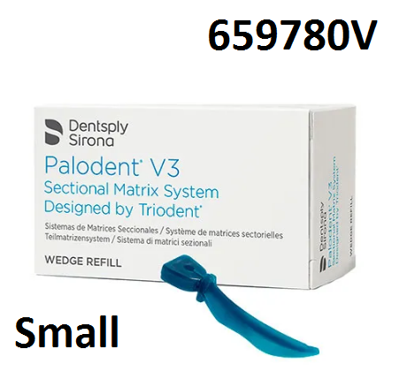 Клинья Палодент Palodent V3 S 100шт, матричные малые синие (659780V) Dentsply серт.