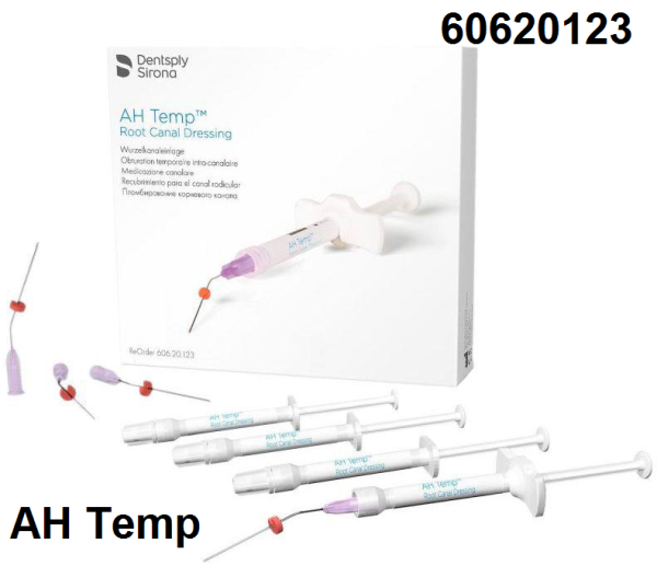 АШ Темп AH Temp НАБОР 4шпр. х 0.75мл для временной пломб. каналов (60620123) Dentsply серт.