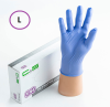 Перчатки нитриловые L Clean+Safe текстур.на пальцах  неопуд,(1уп-50 пар) (EN4) серт