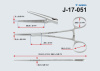 Зажим к о Москит прямой №1  160 мм J-17-051 (Surgicon) дек.