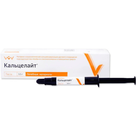 Кальцелайт ВладМиВа 3,5гр.-кальцесодерж.светоотвержд.подкладочный материал