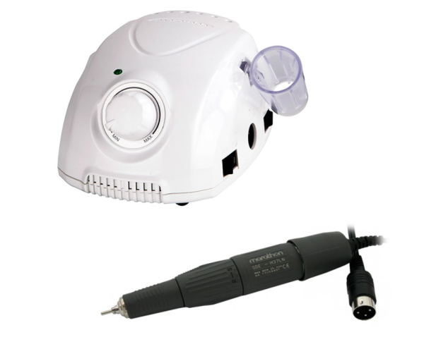 Микромотор (бормашина) Marathon 3 белый, блок управления с пласт. держат и наконечSDE-H37LN,педаль