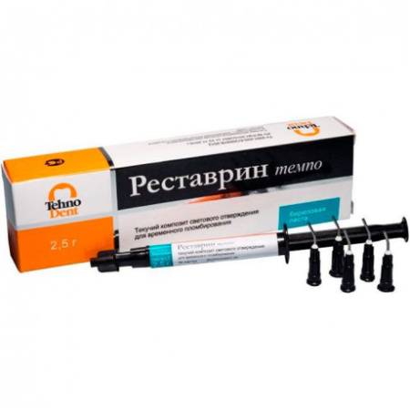 Реставрин паста LC бирюзовая Темпо 2,5г (Tehno Dent) серт.