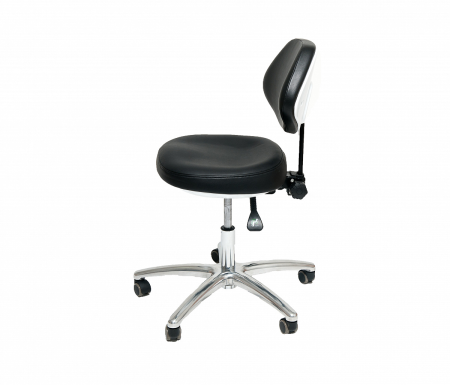 Стул ROMAX 003A черный кожа