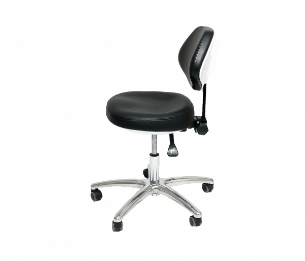 Стул ROMAX 003A черный кожа