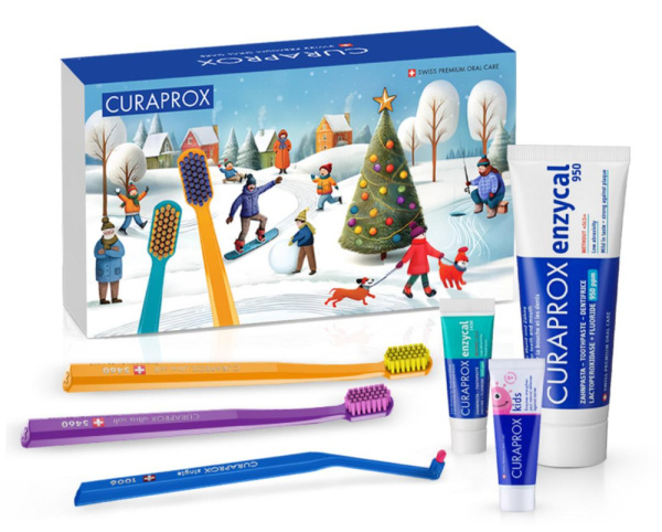 Курапрокс Curaprox Набор новогодний Set "Зимние забавы"