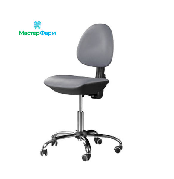 Стул  стоматологический с опорой SMILE E3 серый