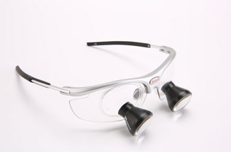 Лупа налобная Amtech TTL1 2,5*400 PD62 Sport голубая