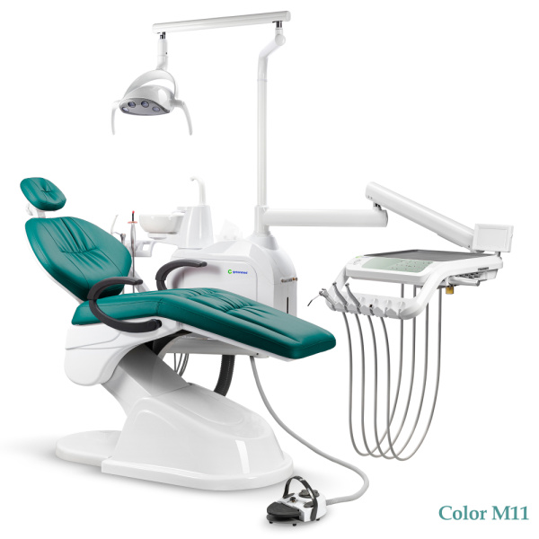 Стоматологическая установка GreenMed GD-S200 низ (темно бирюзовый)