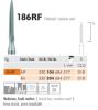 186 018 RF RA 204 Бор твердосплавный  Meisinger (5 шт) серт.