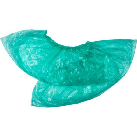 Бахилы  150 мкр супер прочные двойные/двойная резинка бирюзовые (1уп-1000 пар)