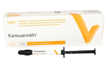 Кальцелайт ВладМиВа 1,5гр-кальцесодерж.светоотвержд.подкладочный материал