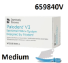 Клинья Палодент Palodent V3 с защитой, M 50шт, матричные средние голубые (659840V) Dentsply
