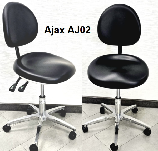 Стул ассистента Ajax AJ02  черный