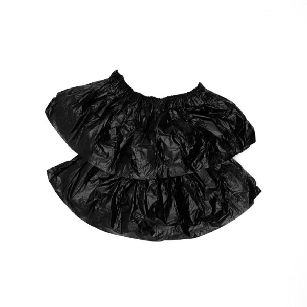 Бахилы  36 мкр особопрочные черные (1уп-1500 пар)