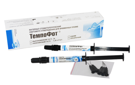 Темпофот паста 2х1,5г синяя