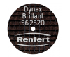 56-2520 Диски отрезные для керамики и металла (0,25мм x 20) 10шт. Dynex Brillant